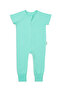 Short Sleeve Summer Children's Sleeping Bag 0.3 Tog Green - 2