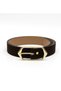 Women's Suede Belt with Gold Buckle, Jacket Belt, Dress Belt, Trouser Belt