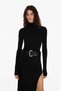 Turtleneck Fitted Blouse - 3
