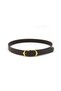 Women's Gold Buckle Belt Casual Trouser Dress Belt - 2