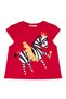 Ballerina Zebra Girl's T-Shirt Shorts Set - 5