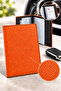 Car License Holder Wallet - Vehicle License Case - Car License Protector - License Protection Case - License Wallet (Orange)