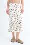 Polka Dot Satin Skirt E18165 - 4