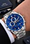 Steel Cord with Italian Bracelet Gift, Internal Functions Active, 10 Atm Waterproof Men's Wristwatch - 3