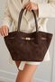 WOMEN'S MULTIPLE COMPARTMENTS LARGE VOLUME HAND AND SHOULDER BAG