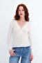 Lace V-Neck Knitwear Cardigan H261013 - 2