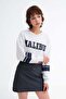Printed Crop Sweatshirt S10806 - 5