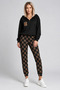 Women's Long Sleeve Viscose Two-Thread Fabric Zipper and Pocket Detail Hooded Double Set