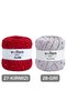 Platinum Sequin Knitting Yarn, Shiny Lurex Crochet and Skewer Compatible Wool - 6