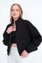 Silvery Fleece-Lined Sweatshirt H12705 - 2