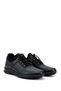 Men's Navy Blue Lace-Up Genuine Leather Comfort Sneaker - 3