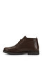 Women's Brown Antique Rubber Sole Genuine Leather Boots - 5