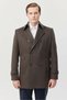 Men's Waist Detailed Short Coat