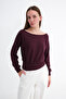 Kayık Neck Blouse P13188 - 5