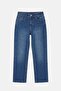Denim Pants with Elastic Waist - 7