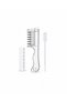 1 Piece Metal Tip Comb with Chamber for Hair Serum and Care Oil Application, Transparent - 3