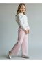 Girls' Stone Embellished Wide Leg Slim Summer Pants - 5