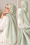 Minelscarf Green Ethnic Monogram Shawl - 4