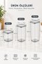 15-Piece Square Food Storage Container Set 5X(0.55-1.2-1.7 Liter) Dowry Set with Label and Gift - 8