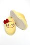 Yellow Soft Textured Comfortable Form-Fitting Embroidered and Ribbon Detailed Figured Daily Home Slippers - 3