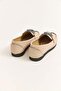 Beige Flexible Sole Comfortable Form Casual Shoes with Metal Accessory Detail - 3