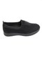 Black Flexible Textured Orthopedic Sole Laceless Comfortable Form Casual Shoes - 3