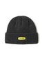 Anthracite Classic Knitted Textured Folded Edge Detailed Winter Soft Form Casual Beanie