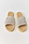 Gray Macrame Knitted Textured Slippers with a Lightweight and Flexible Structure, Suitable for Daily Use - 3