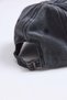 Smoked Denim Washed Adjustable Metal Buckle Cap with Vintage Detail and Letter Embroidery - 2