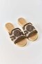Brown Macrame Knitted Textured Non-Slip Sole Practical Slippers Suitable for Daily Use - 2