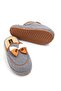 Smoked Soft Plush Textured Practical Daily Comfort Home Slippers with Ribbon Accessories - 3