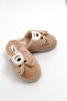 Taba Plush Textured Closed-Front Non-Slip Sole Comfortable Home Slippers Suitable for Daily Use