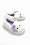Lilac Plush Soft Textured Comfortable Form House Slippers with Lightweight and Flexible Structure and Ribbon Accessories - 2