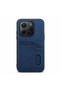 Xiaomi Redmi Note 14 Compatible Case Luxury Leather Case with Card Holder Navy Blue - 2