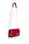 Women's Faux Leather Red Patent Leather Handbag - 2