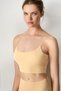 Vele Adjustable Thin Straps Laser Cut 3-Pack Crop Syh/Byz/Skin Color Bustier - 6