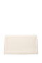 Women's Faux Leather Beige Patent Leather Handbag - 3
