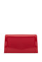 Women's Faux Leather Red Patent Leather Handbag - 3