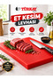 Cutting Board Red (Raw Meat)-30X40X2 cm Turkay