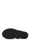 Women's Black Wedge Heeled Genuine Leather Sandals - 7