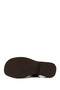Women's Brown Buckle-Strapped Genuine Leather Sandals - 5