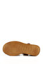Women's Tan Antique Wedge Sole Genuine Leather Sandals - 6