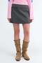 Belted Mini Skirt E02829 - 2
