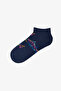 Boy's Color Shark Cotton 3 Pairs of Booties Socks - 3