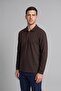 Regular Fit Buttoned Polo Collar Basic Sweatshirt I2734Ax26Wn - 2