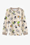 Boy's Gray Space Friends Cotton Long Sleeve 2-Piece Pajama Set - 6