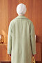 Winter Pleated Bonnet, Ecru, B-13O - 3