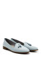 Women's Blue Antique Genuine Leather Tasseled Ballerinas - 3