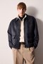 Ultra Soft Regular Fit Polo Collar Lined Suede Jacket with Pockets and Zipper H2225Ax26Au