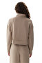 Beige Silky Touch Half-Zip Sweatshirt - 6